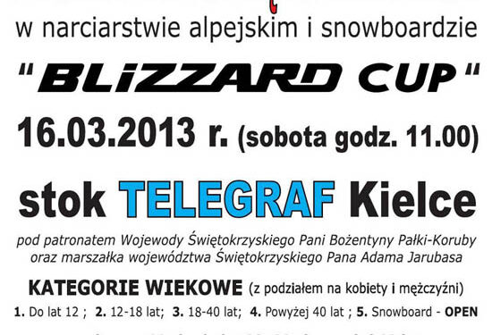 W sobotę na Telegrafie zawody "Blizzard Cup" - Radio Kielce