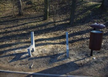 Zniszczone ławki nad zalewem - jest zgłoszenie na policję - Radio Kielce