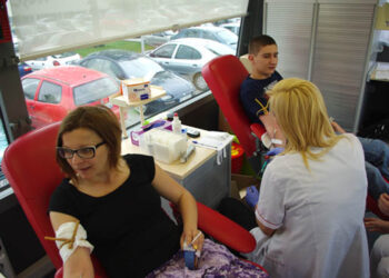 Studenci WSEiP oddawali krew - Radio Kielce