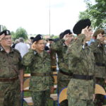 Msza święta przed klasztorem Cystersów w Wąchocku w intencji Ojczyzny / Kamil Król / Radio Kielce