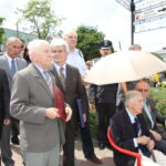 W uroczystości uczesniczyli siostrzeńcy Jana Piwnika Ponurego: Jan Borkowski i Mieczysław Sokołowski oraz żołnierze jego oddziału  Zdzisław Rachtan i Bolesław Ciesielski / Kamil Król / Radio Kielce