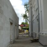 Pawilon wybudowany nielegalnie przy Pałacyku Hueta / Kamil Król / Radio Kielce