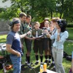 Nareszcie WAKACJE czyli Dzień Dobry Dzieci w ogrodzie Radia Kielce / Piotr Michalski / Radio Kielce