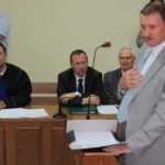 Rozprawa w sprawie KKSM, na której rozpatrywany był wniosek nadzorcy sądowego o zmianę formy upadłości firmy z układowej na likwidacyjną. / Robert Felczak / Radio Kielce