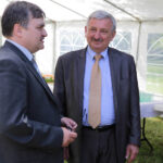 Prezentacja nowej strony WWW Radia Kielce. Jarosław Kusto, prezes Radia Kielce i Zdzisław Wrzałka, starosta kielecki. / Wojciech Habdas/Radio Kielce