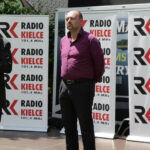 Prezentacja nowej strony WWW Radia Kielce. Jarosław Kusto, prezes Radia Kielce i Marcin Kita, dyr ds. oprogramowania, CSK ZETO S.A. Kielce / Wojciech Habdas/Radio Kielce
