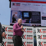 Prezentacja nowej strony WWW Radia Kielce. Jarosław Kusto, prezes Radia Kielce i Marcin Kita, CSK Zeto S.A. Kielce / Wojciech Habdas/Radio Kielce