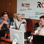 100. wydanie Made in Kielce, którego gośćmi byli Edyta i Łukasz Golcowie, kieleccy muzycy, słuchacze / Wojciech Habdas