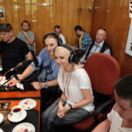 100. wydanie Made in Kielce, którego gośćmi byli Edyta i Łukasz Golcowie, kieleccy muzycy, słuchacze / Wojciech Habdas