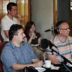 100. wydanie Made in Kielce, którego gośćmi byli Edyta i Łukasz Golcowie, kieleccy muzycy, słuchacze / Wojciech Habdas