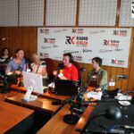 100. wydanie Made in Kielce, którego gośćmi byli Edyta i Łukasz Golcowie, kieleccy muzycy, słuchacze / Wojciech Habdas