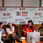 100. wydanie Made in Kielce, którego gośćmi byli Edyta i Łukasz Golcowie, kieleccy muzycy, słuchacze / Wojciech Habdas