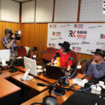 100. wydanie Made in Kielce, którego gośćmi byli Edyta i Łukasz Golcowie, kieleccy muzycy, słuchacze / Wojciech Habdas