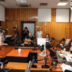 100. wydanie Made in Kielce, którego gośćmi byli Edyta i Łukasz Golcowie, kieleccy muzycy, słuchacze / Wojciech Habdas