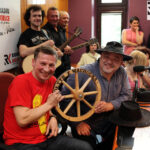 100. wydanie Made in Kielce, którego gośćmi byli Edyta i Łukasz Golcowie, kieleccy muzycy, słuchacze / Wojciech Habdas