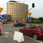 Utrudnienia na węźle Skrzetle / Robert Felczak / Radio Kielce