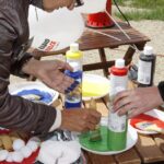 Wakacyjna akcja Radia Kielce - Świętokrzyskie na fali - Przybij piątkę z Radiem Kielce.Tęczowa piątka Bożeny Pełki. / Piotr Michalski / Radio Kielce