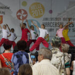 Festiwal Harcerski Koncert na kieleckim Rynku - występ zespołu z Białorusi / Stanisław Blinstrun / Radio Kielce