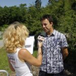 Świętokrzyskie na Fali - Przybij Piątkę z Radiem Kielce na kieleckiej Kadzielni. Renata Morąg rozmawia z Michałem Porozem kierownikiem Centrum Geoedukacji. / Piotr Michalski / Radio Kielce