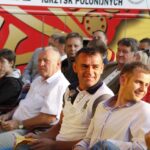 Prezentacja Korony Kielce na kieleckim Rynku - w środku Grzegorz Piechna / Stanisław Blinstrub / Radio Kielce