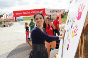 W audycji "Świętokrzyskie na fali" odwiedziliśmy we wtorek Krajno. Tradycyjnie można było "przybić piątkę" z Radiem Kielce / Wojciech Habdas / Radio Kielce