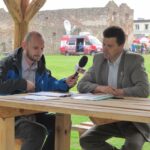 Robert Felczak i wójt Zagnańska Szczepan Skorupski / Robert Felczak / Radio Kielce