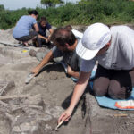 Radio Kielce na Fali w Krzyżanowicach Krzyżanowicach, gdzie odkryto pochówek tak zwanej kultury mierzanowickiej sprzed ponad dwóch tysięcy lat przed naszą erą / Radio Kielce