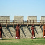 Świętokrzyskie na Fali z Radiem Kielce w Szydłowie. Mury zamku w Szydłowie / Jakub Rożek / Radio Kielce