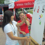 Radio Kielce w Osadzie Średniowiecznej w Hucie Szklanej w gminie Bieliny / Konrad Łużniak / Radio Kielce