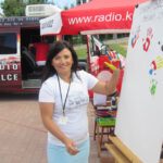 Radio Kielce w Osadzie Średniowiecznej w Hucie Szklanej w gminie Bieliny / Konrad Łużniak / Radio Kielce