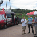 Radio Kielce w Osadzie Średniowiecznej w Hucie Szklanej w gminie Bieliny / Konrad Łużniak / Radio Kielce