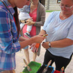 Radio Kielce w Osadzie Średniowiecznej w Hucie Szklanej w gminie Bieliny / Konrad Łużniak / Radio Kielce