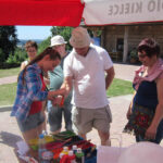 Radio Kielce w Osadzie Średniowiecznej w Hucie Szklanej w gminie Bieliny / Konrad Łużniak / Radio Kielce