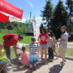 Radio Kielce w Osadzie Średniowiecznej w Hucie Szklanej w gminie Bieliny / Konrad Łużniak / Radio Kielce