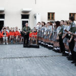 Harcerskie ognisko na Wzgórzu Zamkowym. / Wojciech Habdas / Radio Kielce