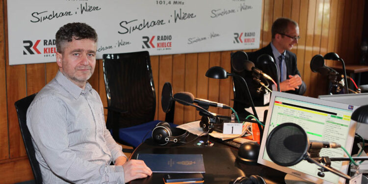 Senator Krzysztof Słoń był gościem Rozmowy Dnia 24 lipca 2013 / Wojciech Habdas / Radio Kielce