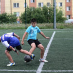 Wakacyjne mistrzostwa szóstek piłkarskich. Mecz Huragan - FC Nitro zakończony remisem 3:3 / Wojciech Habdas / Radio Kielce