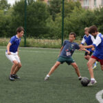 Wakacyjne mistrzostwa szóstek piłkarskich. Mecz Huragan - FC Nitro zakończony remisem 3:3 / Wojciech Habdas / Radio Kielce