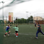 Wakacyjne mistrzostwa szóstek piłkarskich. Mecz Huragan - Czarnovia Kielce / Wojciech Habdas / Radio Kielce