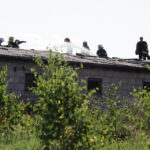 Pożar kurnika w miejscowości Przyjmo w powiecie kieleckim. / Wojciech Habdas / Radio Kielce