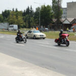 The Legend on Tour zawitał do Kielc. Na stacji BP przy ulicy Jagiellońskiej było obejrzeć kilkadziesiąt motocykli Harley Davidson / Piotr Michalski / Radio Kielce