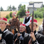 Po uroczystościach, zaprezentowano rekonstrukcję historyczną bitwy pod Ociesękami / Stanisław Blinstrub / Radio Kielce