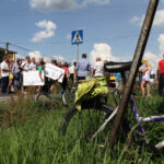 Mieszkańcy Woli Jachowej i Skorzeszyc zablokowali ruch na drodze 74 / Wojciech Habdas / Radio Kielce