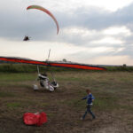 Zgrupowanie motoparalotniarzy w Pińczowie jest przygotowaniem do zbliżających się Mistrzostw Polski / Wojciech Habdas / Radio Kielce