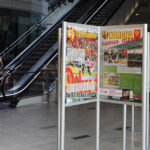 Wystawa "40 lat minęło - zawsze razem", przygotowana z okazji 40-lecia klubu piłkarskiego Korona Kielce / Wojciech Habdas / Radio Kielce