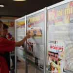 Wystawa "40 lat minęło - zawsze razem", przygotowana z okazji 40-lecia klubu piłkarskiego Korona Kielce / Wojciech Habdas / Radio Kielce