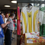 Wystawa "40 lat minęło - zawsze razem", przygotowana z okazji 40-lecia klubu piłkarskiego Korona Kielce / Wojciech Habdas / Radio Kielce