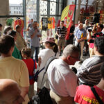 Wystawa "40 lat minęło - zawsze razem", przygotowana z okazji 40-lecia klubu piłkarskiego Korona Kielce / Wojciech Habdas / Radio Kielce