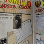 Wystawa "40 lat minęło - zawsze razem", przygotowana z okazji 40-lecia klubu piłkarskiego Korona Kielce / Wojciech Habdas / Radio Kielce