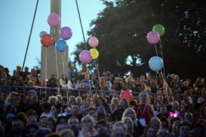 Koncert Gospodarze - Gościom, rozpoczynający 40 Jubileuszowy Festiwal Harcerski / Wojciech Habdas / Radio Kielce